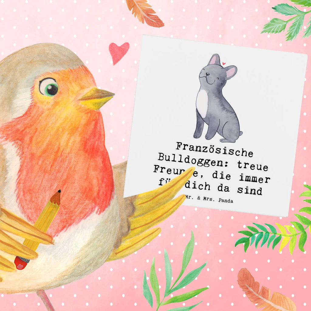 Deluxe Karte Französische Bulldogge Freund Hochwertige Klappkarte, Karte, Hochwertige Grußkarte, Glückwunschkarte, Hochzeitskarte, Einladungskarte, Grußkarte, Geburtstagskarte, Klappkarte, Hund, Hunderasse, Rassehund, Hundebesitzer, Geschenk, Tierfreund, Schenken, Welpe