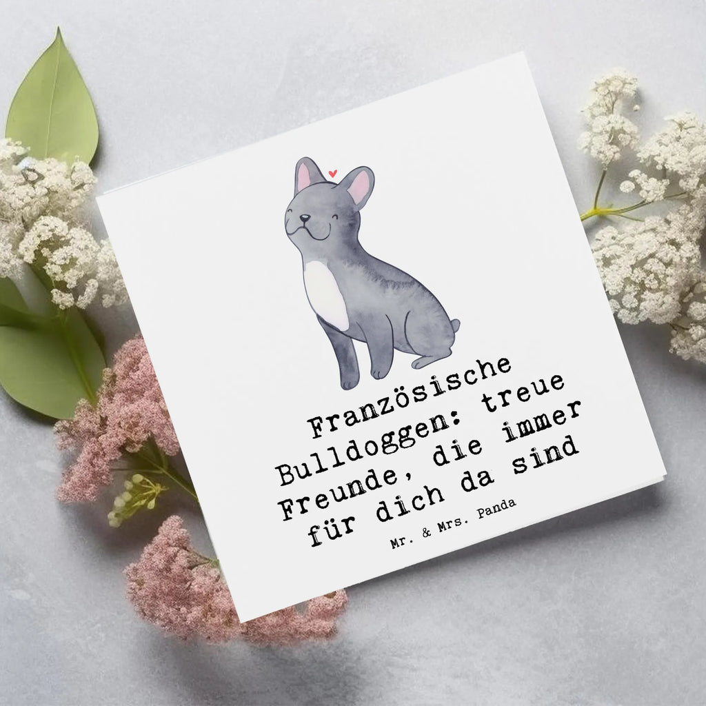 Deluxe Karte Französische Bulldogge Freund Hochwertige Klappkarte, Karte, Hochwertige Grußkarte, Glückwunschkarte, Hochzeitskarte, Einladungskarte, Grußkarte, Geburtstagskarte, Klappkarte, Hund, Hunderasse, Rassehund, Hundebesitzer, Geschenk, Tierfreund, Schenken, Welpe