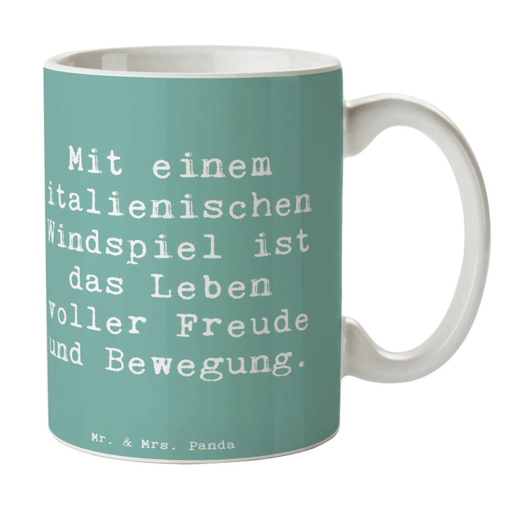 Tasse Spruch Italienisches Windspiel Glück Tasse mit Zitaten, Keramiktasse, Bürotasse, Geschenktasse, Tasse, Tasse mit Motiven, Kaffeetasse, Teetasse, Porzellantasse, Hund, Hunderasse, Rassehund, Hundebesitzer, Geschenk, Tierfreund, Schenken, Welpe