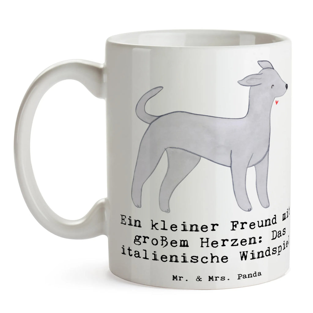 Mug Ein kleiner Freund mit großem Herzen: Das italienische Windspiel Kaffeetasse, Tasse, Bürotasse, Geschenktasse, Teetasse, Porzellantasse, Tasse mit Motiven, Tasse mit Zitaten, Keramiktasse, Hund, Hunderasse, Rassehund, Hundebesitzer, Geschenk, Tierfreund, Schenken, Welpe