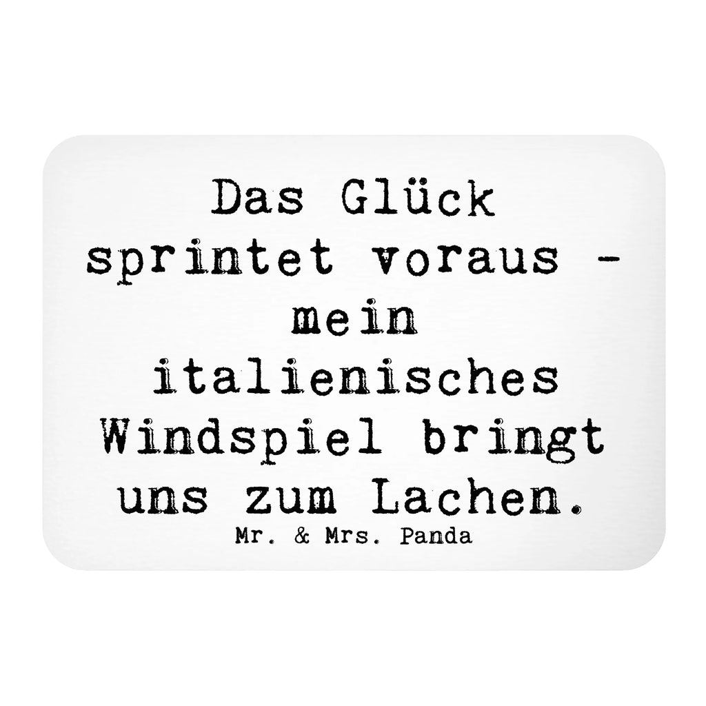 Magnet Saying Das Glück sprintet voraus - mein italienisches Windspiel bringt uns zum Lachen. Whiteboard Magnet, Dekomagnet, Notiz Magnet, Kühlschrankmagnet, Pinnwandmagnet, Motivmagnete, Kühlschrank Dekoration, Souvenir Magnet, Hund, Hunderasse, Rassehund, Hundebesitzer, Geschenk, Tierfreund, Schenken, Welpe
