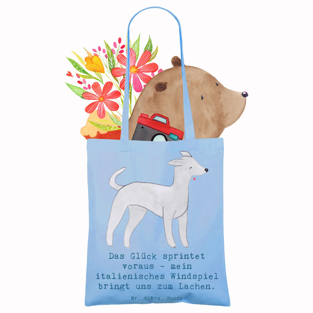 Tragetasche Italienisches Windspiel Glück Schultertasche, Laptoptasche, Strandtasche, Badetasche, Tasche, Umhängetasche, Jutetasche, Beutel, Shopper, Beuteltasche, Stoffbeutel, Jutebeutel, Tragetasche, Stofftasche, Einkaufstüte, Einkaufstasche, Hund, Hunderasse, Rassehund, Hundebesitzer, Geschenk, Tierfreund, Schenken, Welpe