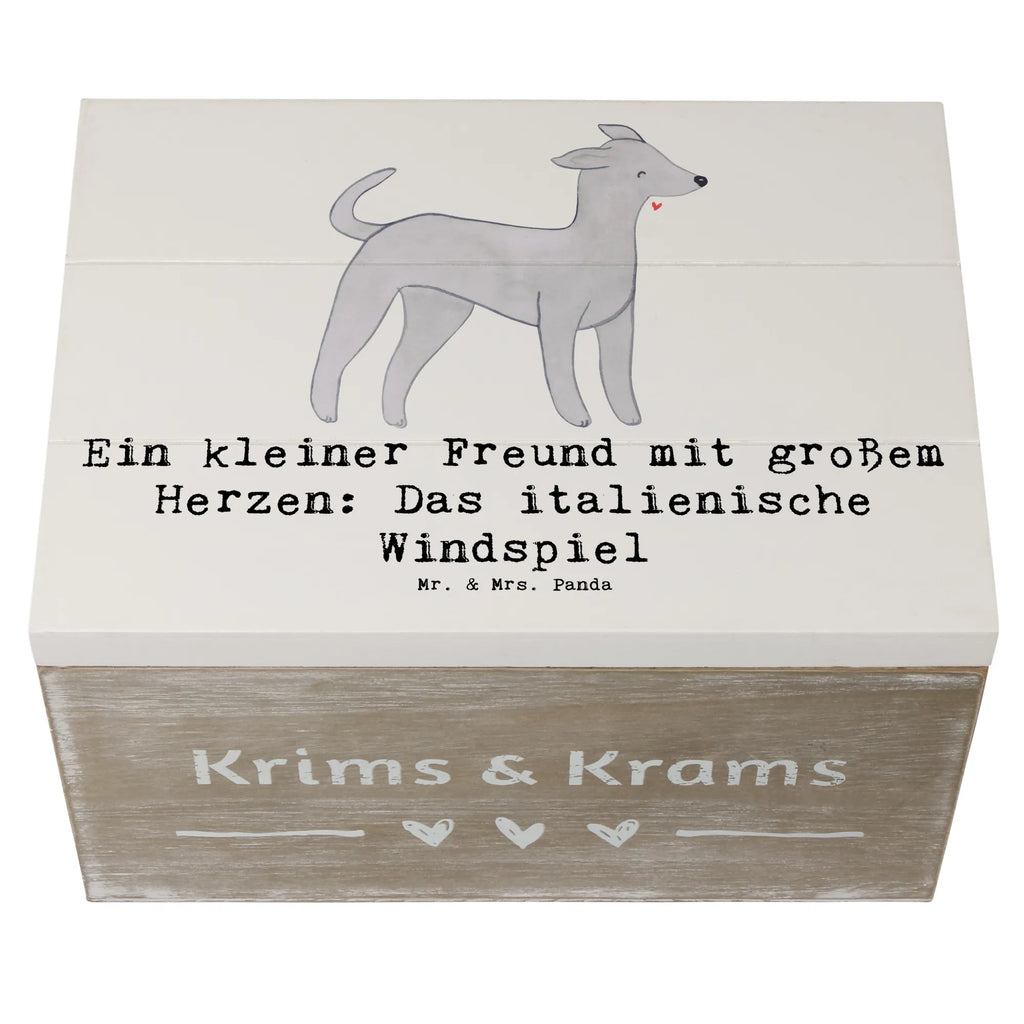 Wooden chest Ein kleiner Freund mit großem Herzen: Das italienische Windspiel Erinnerungsbox, Erinnerungskiste, Dekokiste, Geschenkbox, Kiste, Holzkiste, Schatulle, Truhe, XXL, Aufbewahrungsbox, Geschenkdose, Schatzkiste, Hund, Hunderasse, Rassehund, Hundebesitzer, Geschenk, Tierfreund, Schenken, Welpe