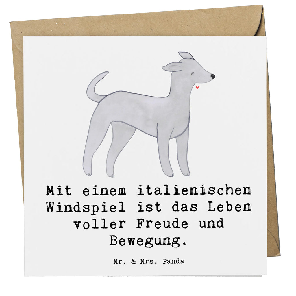 Deluxe Karte Italienisches Windspiel Glück Karte, Einladungskarte, Grußkarte, Hochwertige Klappkarte, Hochzeitskarte, Hochwertige Grußkarte, Glückwunschkarte, Klappkarte, Geburtstagskarte, Hund, Hunderasse, Rassehund, Hundebesitzer, Geschenk, Tierfreund, Schenken, Welpe