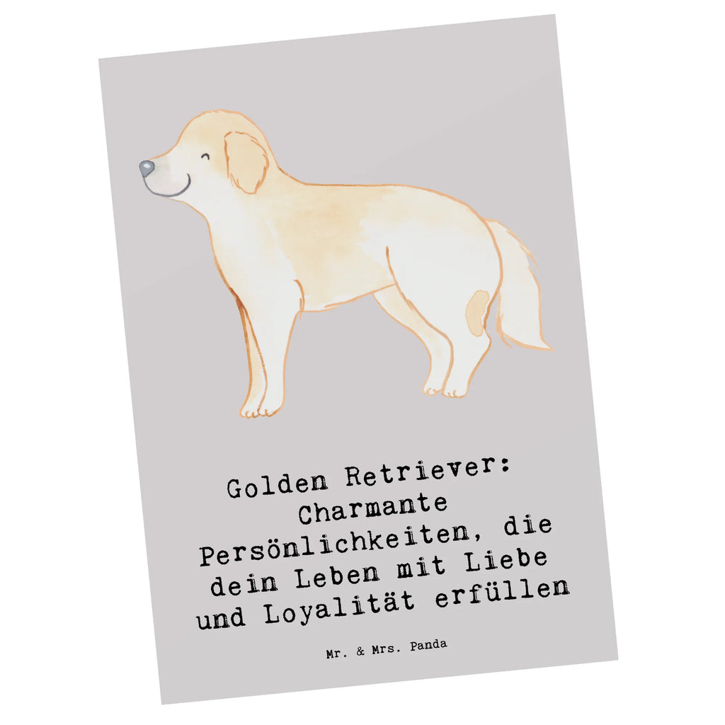 Postkarte Golden Retriever Charme Einladungskarten Geburtstag, Karte, Geburtstagskarte, Grußkarte, Einladungskarte, Geschenkkarte, Ansichtskarten, Dankeskarte, Ansichtskarte, Einladung Geburtstag, Einladung, Postkarte, Hund, Hunderasse, Rassehund, Hundebesitzer, Geschenk, Tierfreund, Schenken, Welpe