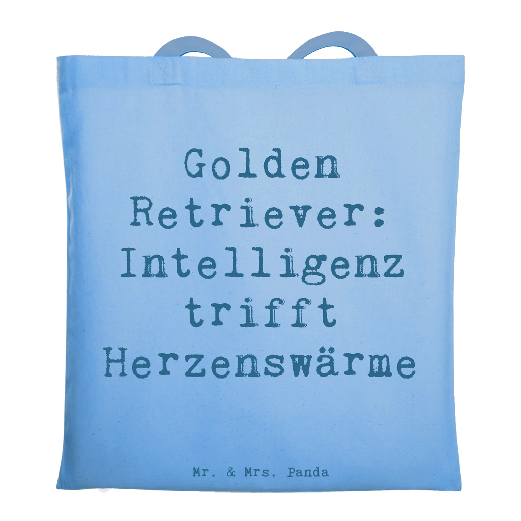 Tote bag Saying Golden Retriever: Intelligenz trifft Herzenswärme Schultertasche, Einkaufstüte, Beutel, Shopper, Stoffbeutel, Jutetasche, Beuteltasche, Jutebeutel, Laptoptasche, Umhängetasche, Tasche, Strandtasche, Stofftasche, Tragetasche, Einkaufstasche, Badetasche, Hund, Hunderasse, Rassehund, Hundebesitzer, Geschenk, Tierfreund, Schenken, Welpe