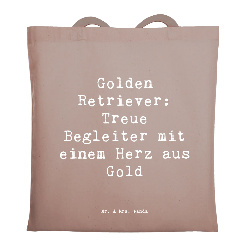 Tote bag Saying Golden Retriever: Treue Begleiter mit einem Herz aus Gold Einkaufstasche, Strandtasche, Beuteltasche, Laptoptasche, Einkaufstüte, Jutetasche, Jutebeutel, Stofftasche, Schultertasche, Tragetasche, Stoffbeutel, Beutel, Badetasche, Umhängetasche, Shopper, Tasche, Hund, Hunderasse, Rassehund, Hundebesitzer, Geschenk, Tierfreund, Schenken, Welpe
