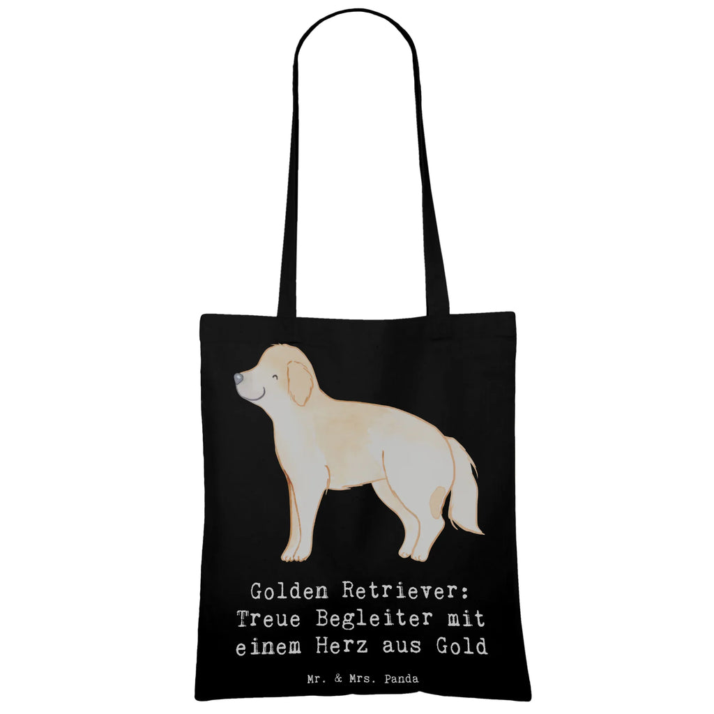 Tote bag Golden Retriever: Treue Begleiter mit einem Herz aus Gold Strandtasche, Tasche, Umhängetasche, Einkaufstasche, Jutetasche, Jutebeutel, Laptoptasche, Beuteltasche, Beutel, Badetasche, Einkaufstüte, Tragetasche, Stofftasche, Stoffbeutel, Schultertasche, Shopper, Hund, Hunderasse, Rassehund, Hundebesitzer, Geschenk, Tierfreund, Schenken, Welpe