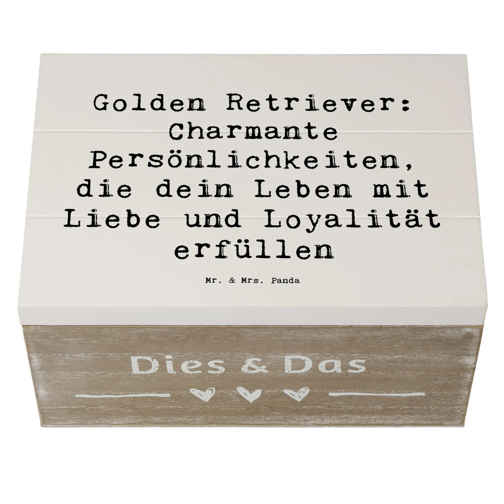 Wooden chest Saying Golden Retriever: Charmante Persönlichkeiten, die dein Leben mit Liebe und Loyalität erfüllen Geschenkbox, XXL, Geschenkdose, Dekokiste, Kiste, Erinnerungsbox, Aufbewahrungsbox, Schatzkiste, Truhe, Holzkiste, Schatulle, Erinnerungskiste, Hund, Hunderasse, Rassehund, Hundebesitzer, Geschenk, Tierfreund, Schenken, Welpe