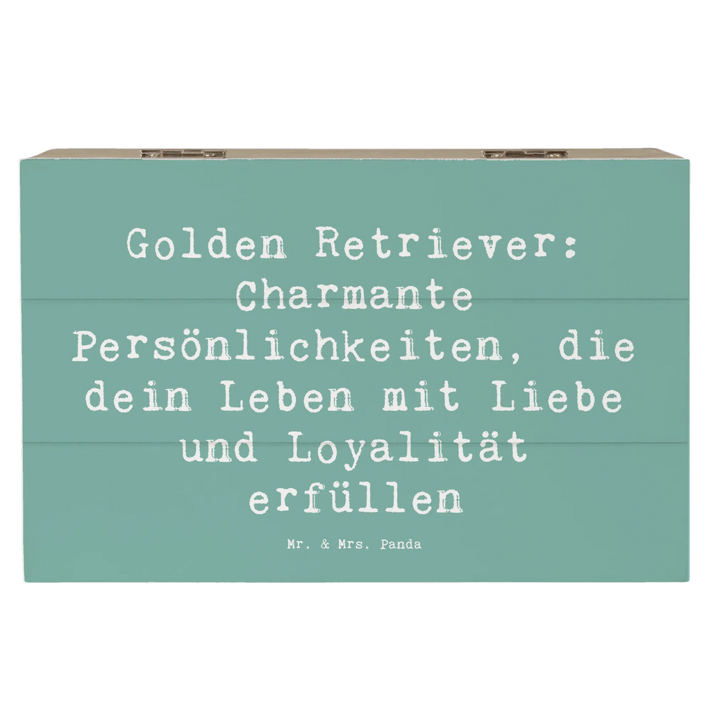 Wooden chest Saying Golden Retriever: Charmante Persönlichkeiten, die dein Leben mit Liebe und Loyalität erfüllen Geschenkbox, XXL, Geschenkdose, Dekokiste, Kiste, Erinnerungsbox, Aufbewahrungsbox, Schatzkiste, Truhe, Holzkiste, Schatulle, Erinnerungskiste, Hund, Hunderasse, Rassehund, Hundebesitzer, Geschenk, Tierfreund, Schenken, Welpe
