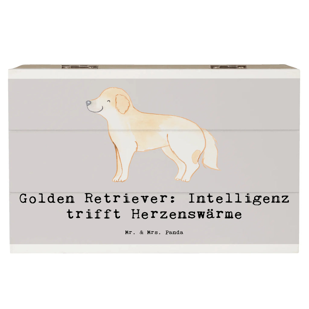 Wooden chest Golden Retriever: Intelligenz trifft Herzenswärme Holzkiste, Dekokiste, Schatulle, Kiste, XXL, Truhe, Schatzkiste, Geschenkbox, Aufbewahrungsbox, Geschenkdose, Erinnerungsbox, Erinnerungskiste, Hund, Hunderasse, Rassehund, Hundebesitzer, Geschenk, Tierfreund, Schenken, Welpe