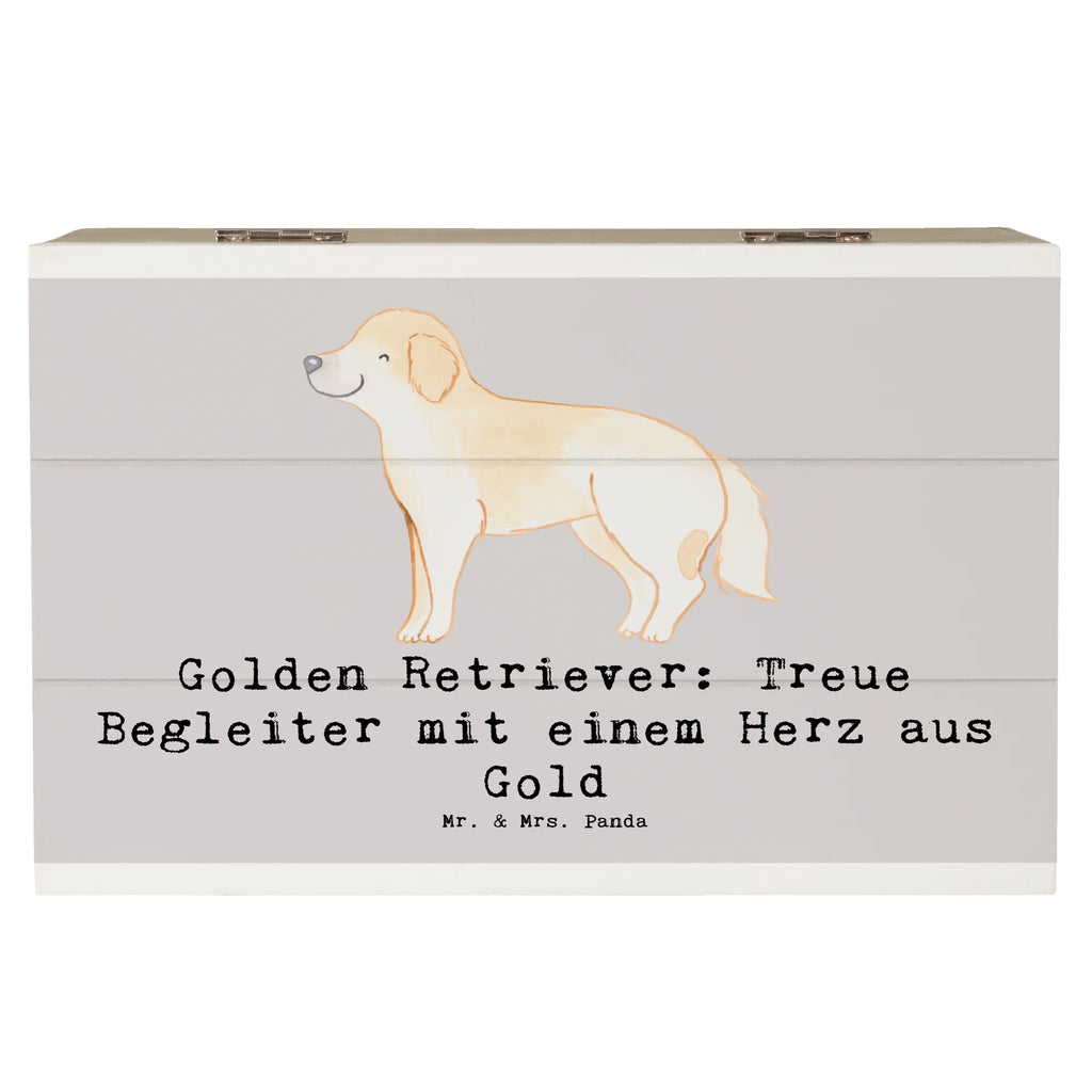 Holzkiste Golden Retriever Freund Dekokiste, Truhe, Erinnerungsbox, Geschenkbox, Geschenkdose, XXL, Erinnerungskiste, Schatzkiste, Holzkiste, Schatulle, Aufbewahrungsbox, Kiste, Hund, Hunderasse, Rassehund, Hundebesitzer, Geschenk, Tierfreund, Schenken, Welpe