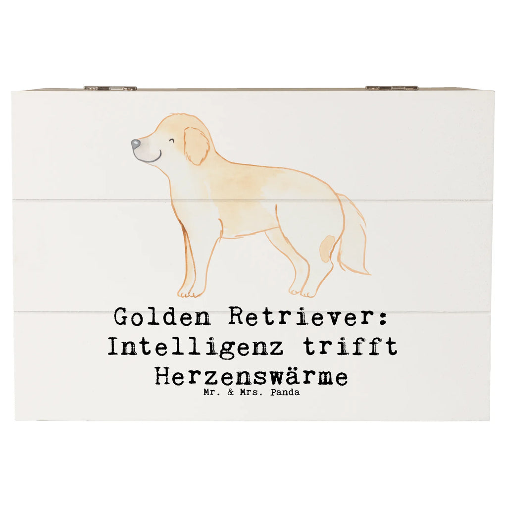 Wooden chest Golden Retriever: Intelligenz trifft Herzenswärme Holzkiste, Dekokiste, Schatulle, Kiste, XXL, Truhe, Schatzkiste, Geschenkbox, Aufbewahrungsbox, Geschenkdose, Erinnerungsbox, Erinnerungskiste, Hund, Hunderasse, Rassehund, Hundebesitzer, Geschenk, Tierfreund, Schenken, Welpe