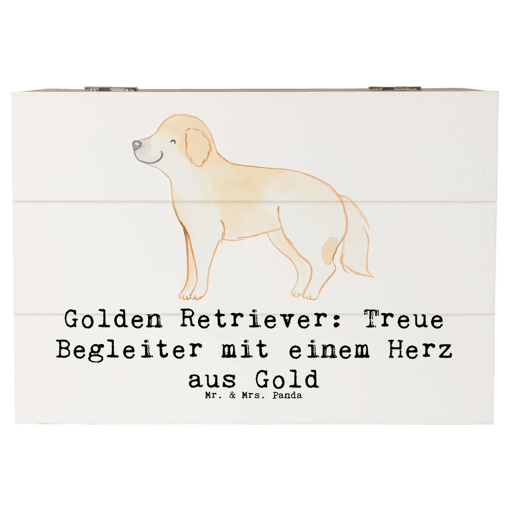 Holzkiste Golden Retriever Freund Dekokiste, Truhe, Erinnerungsbox, Geschenkbox, Geschenkdose, XXL, Erinnerungskiste, Schatzkiste, Holzkiste, Schatulle, Aufbewahrungsbox, Kiste, Hund, Hunderasse, Rassehund, Hundebesitzer, Geschenk, Tierfreund, Schenken, Welpe