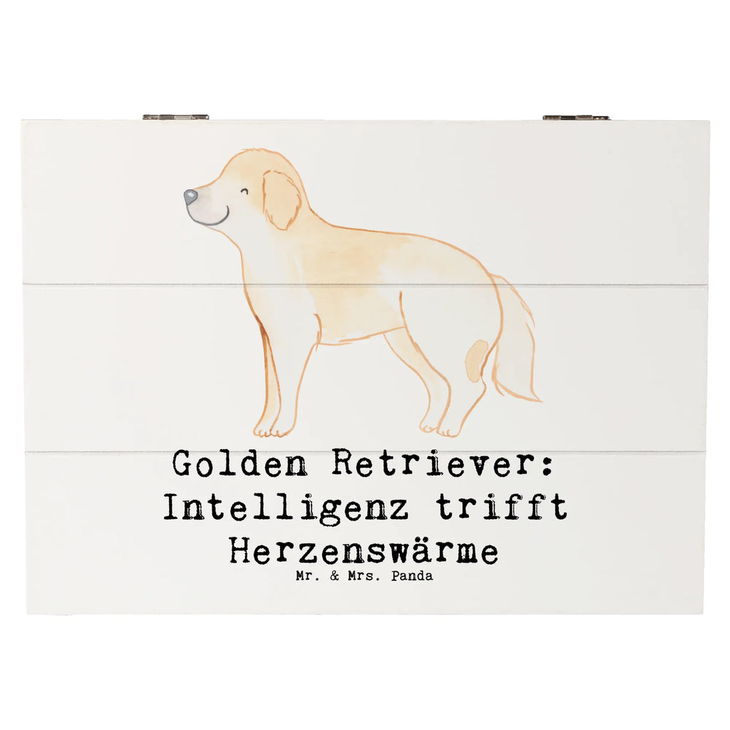 Wooden chest Golden Retriever: Intelligenz trifft Herzenswärme Holzkiste, Dekokiste, Schatulle, Kiste, XXL, Truhe, Schatzkiste, Geschenkbox, Aufbewahrungsbox, Geschenkdose, Erinnerungsbox, Erinnerungskiste, Hund, Hunderasse, Rassehund, Hundebesitzer, Geschenk, Tierfreund, Schenken, Welpe