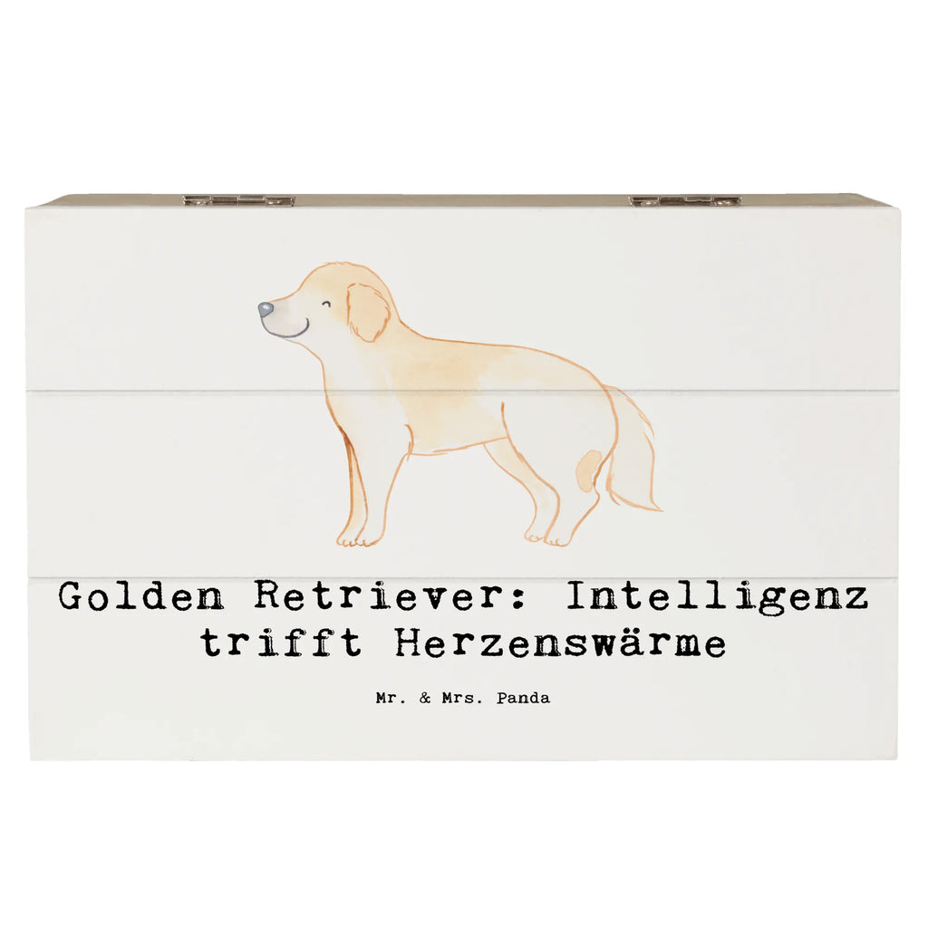 Wooden chest Golden Retriever: Intelligenz trifft Herzenswärme Holzkiste, Dekokiste, Schatulle, Kiste, XXL, Truhe, Schatzkiste, Geschenkbox, Aufbewahrungsbox, Geschenkdose, Erinnerungsbox, Erinnerungskiste, Hund, Hunderasse, Rassehund, Hundebesitzer, Geschenk, Tierfreund, Schenken, Welpe