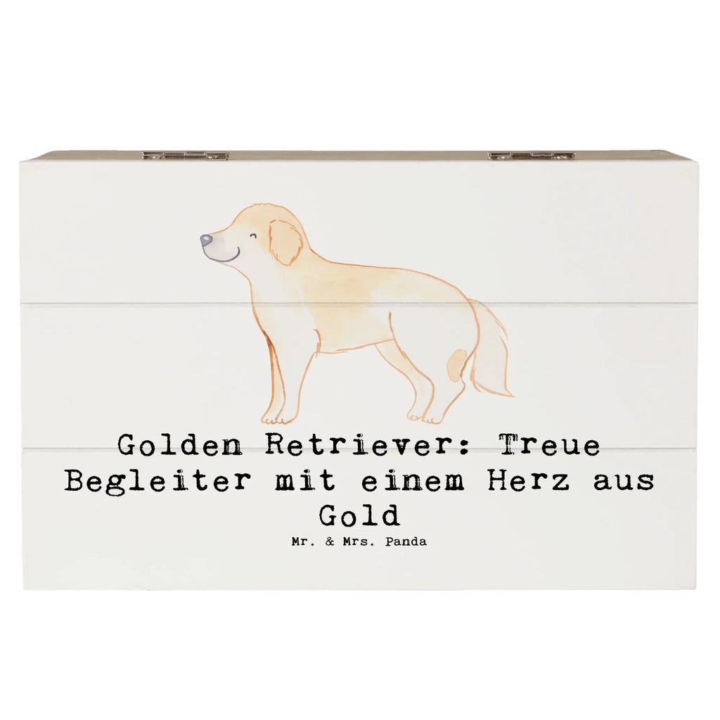 Holzkiste Golden Retriever Freund Dekokiste, Truhe, Erinnerungsbox, Geschenkbox, Geschenkdose, XXL, Erinnerungskiste, Schatzkiste, Holzkiste, Schatulle, Aufbewahrungsbox, Kiste, Hund, Hunderasse, Rassehund, Hundebesitzer, Geschenk, Tierfreund, Schenken, Welpe
