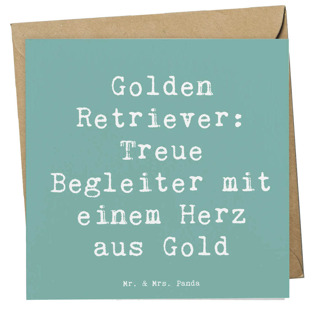 Deluxe Karte Spruch Golden Retriever Freund Hochwertige Klappkarte, Karte, Einladungskarte, Hochzeitskarte, Grußkarte, Glückwunschkarte, Geburtstagskarte, Klappkarte, Hochwertige Grußkarte, Hund, Hunderasse, Rassehund, Hundebesitzer, Geschenk, Tierfreund, Schenken, Welpe