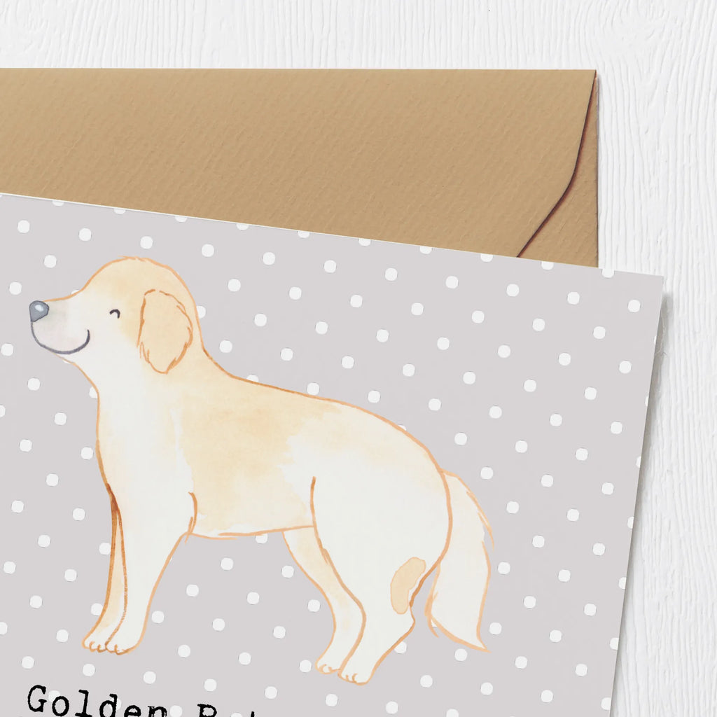 Deluxe Karte Golden Retriever Charme Glückwunschkarte, Einladungskarte, Geburtstagskarte, Hochwertige Grußkarte, Hochzeitskarte, Klappkarte, Grußkarte, Karte, Hochwertige Klappkarte, Hund, Hunderasse, Rassehund, Hundebesitzer, Geschenk, Tierfreund, Schenken, Welpe