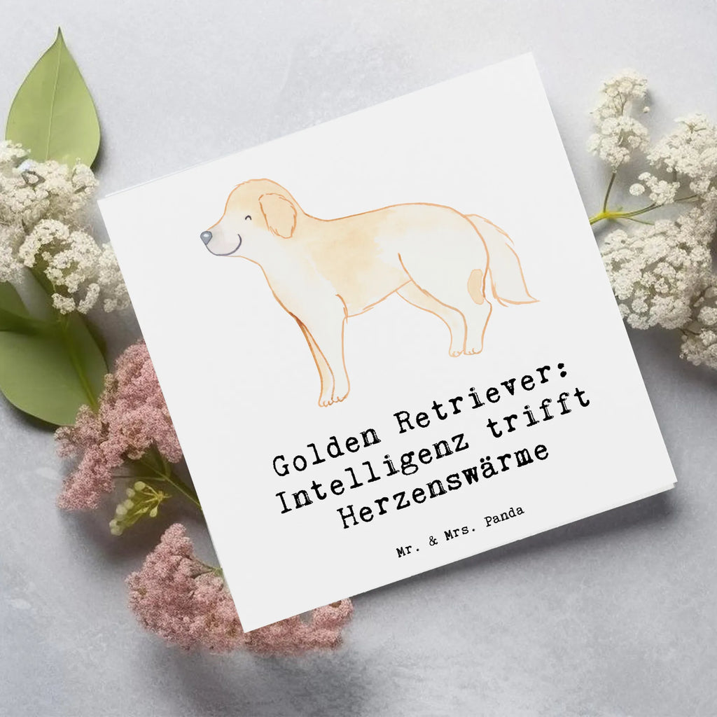 Deluxe Karte Golden Retriever Liebe Hochwertige Grußkarte, Karte, Geburtstagskarte, Hochwertige Klappkarte, Grußkarte, Klappkarte, Hochzeitskarte, Einladungskarte, Glückwunschkarte, Hund, Hunderasse, Rassehund, Hundebesitzer, Geschenk, Tierfreund, Schenken, Welpe