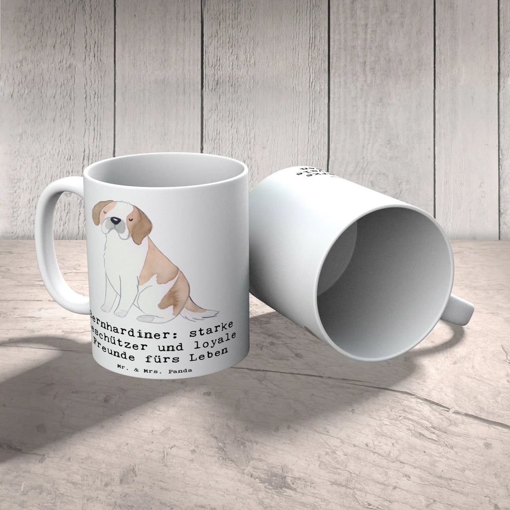 Mug Bernhardiner: starke Beschützer und loyale Freunde fürs Leben Porzellantasse, Kaffeetasse, Bürotasse, Teetasse, Keramiktasse, Tasse mit Zitaten, Tasse, Geschenktasse, Tasse mit Motiven, Hund, Hunderasse, Rassehund, Hundebesitzer, Geschenk, Tierfreund, Schenken, Welpe