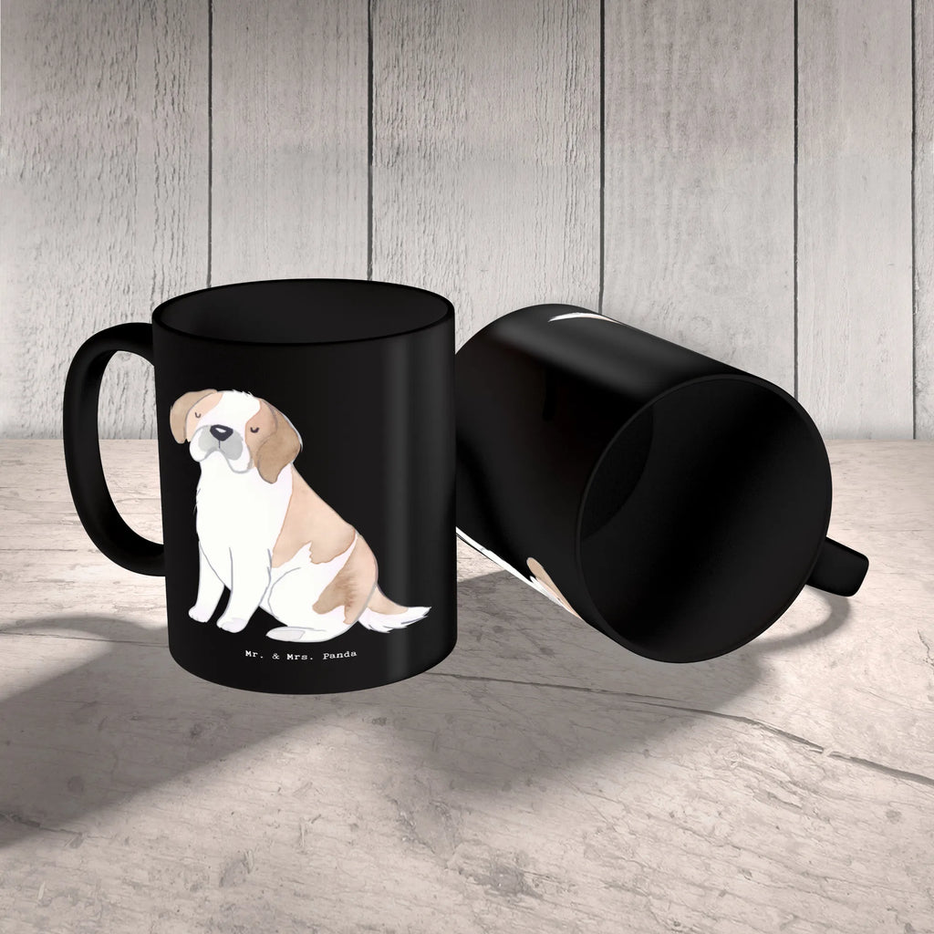 Mug Bernhardiner: starke Beschützer und loyale Freunde fürs Leben Porzellantasse, Kaffeetasse, Bürotasse, Teetasse, Keramiktasse, Tasse mit Zitaten, Tasse, Geschenktasse, Tasse mit Motiven, Hund, Hunderasse, Rassehund, Hundebesitzer, Geschenk, Tierfreund, Schenken, Welpe