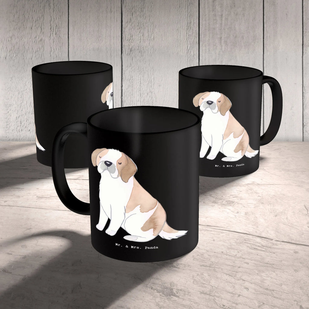 Mug Sankt Bernhard: Mut, Liebe und Treue in einem. Teetasse, Kaffeetasse, Porzellantasse, Tasse mit Motiven, Keramiktasse, Geschenktasse, Bürotasse, Tasse mit Zitaten, Tasse, Hund, Hunderasse, Rassehund, Hundebesitzer, Geschenk, Tierfreund, Schenken, Welpe