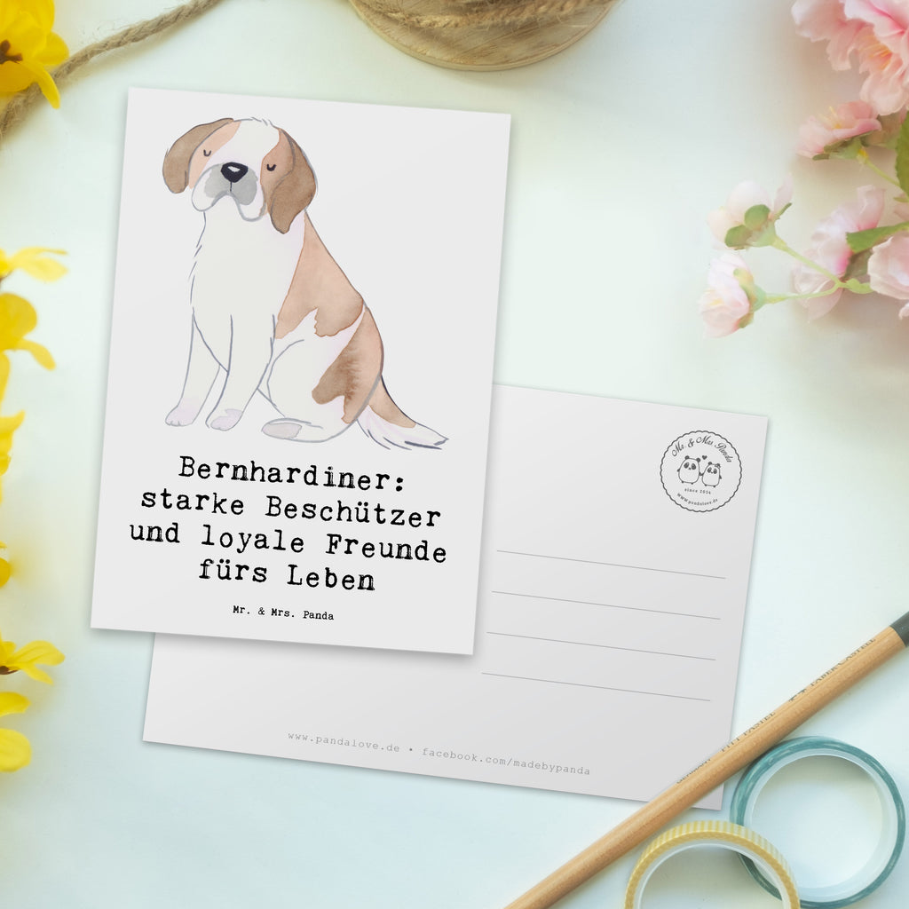 Postkarte Bernhardiner Treue Ansichtskarte, Postkarte, Karte, Einladungskarte, Einladung, Geschenkkarte, Geburtstagskarte, Grußkarte, Ansichtskarten, Einladungskarten Geburtstag, Einladung Geburtstag, Dankeskarte, Hund, Hunderasse, Rassehund, Hundebesitzer, Geschenk, Tierfreund, Schenken, Welpe