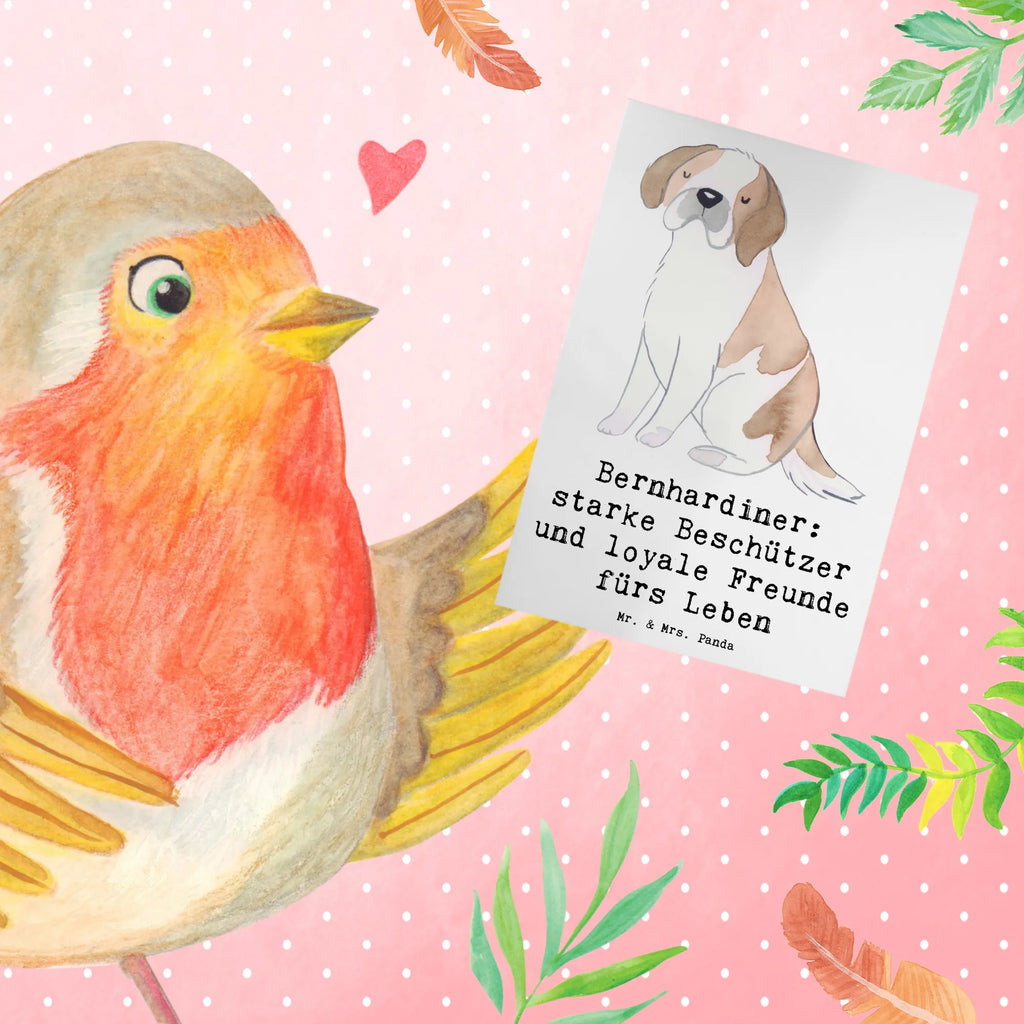 Grußkarte Bernhardiner Treue Klappkarte, Geburtstagskarte, Hochzeitskarte, Glückwunschkarte, Karte, Einladungskarte, Grußkarte, Ansichtskarten, Hund, Hunderasse, Rassehund, Hundebesitzer, Geschenk, Tierfreund, Schenken, Welpe