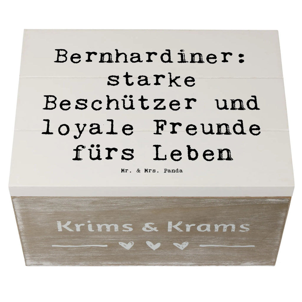 Holzkiste Spruch Bernhardiner Treue Kiste, Schatulle, XXL, Erinnerungsbox, Dekokiste, Erinnerungskiste, Geschenkbox, Geschenkdose, Truhe, Holzkiste, Aufbewahrungsbox, Schatzkiste, Hund, Hunderasse, Rassehund, Hundebesitzer, Geschenk, Tierfreund, Schenken, Welpe