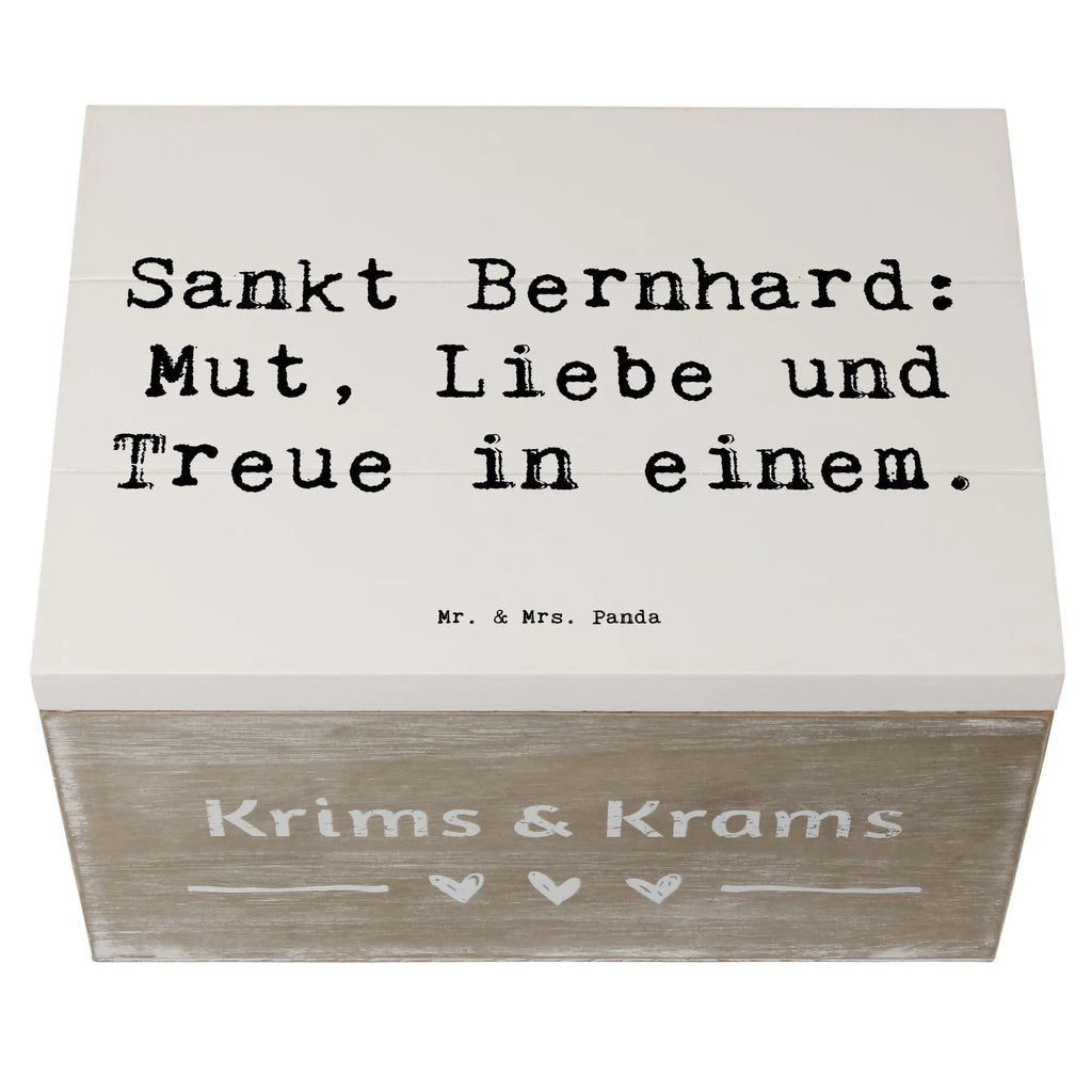 Wooden chest Saying Sankt Bernhard: Mut, Liebe und Treue in einem. Truhe, Geschenkbox, Aufbewahrungsbox, Kiste, Schatzkiste, Erinnerungskiste, Geschenkdose, Dekokiste, XXL, Schatulle, Erinnerungsbox, Holzkiste, Hund, Hunderasse, Rassehund, Hundebesitzer, Geschenk, Tierfreund, Schenken, Welpe