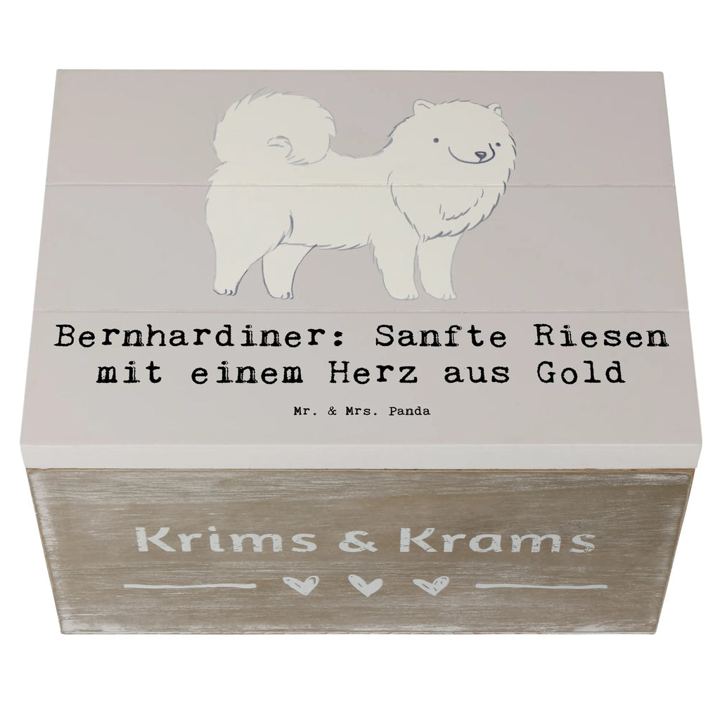 Wooden chest Bernhardiner: Sanfte Riesen mit einem Herz aus Gold Aufbewahrungsbox, Schatzkiste, Kiste, Erinnerungsbox, Holzkiste, Erinnerungskiste, Dekokiste, Schatulle, Geschenkdose, XXL, Truhe, Geschenkbox, Hund, Hunderasse, Rassehund, Hundebesitzer, Geschenk, Tierfreund, Schenken, Welpe