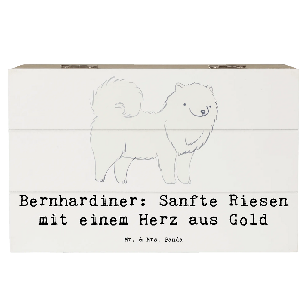Wooden chest Bernhardiner: Sanfte Riesen mit einem Herz aus Gold Aufbewahrungsbox, Schatzkiste, Kiste, Erinnerungsbox, Holzkiste, Erinnerungskiste, Dekokiste, Schatulle, Geschenkdose, XXL, Truhe, Geschenkbox, Hund, Hunderasse, Rassehund, Hundebesitzer, Geschenk, Tierfreund, Schenken, Welpe