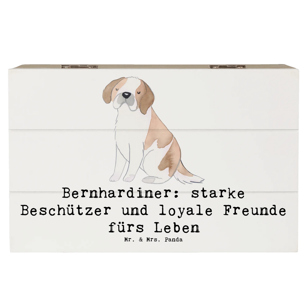 Holzkiste Bernhardiner Treue Erinnerungsbox, Kiste, Dekokiste, Geschenkdose, Truhe, Geschenkbox, Aufbewahrungsbox, Holzkiste, XXL, Schatzkiste, Erinnerungskiste, Schatulle, Hund, Hunderasse, Rassehund, Hundebesitzer, Geschenk, Tierfreund, Schenken, Welpe