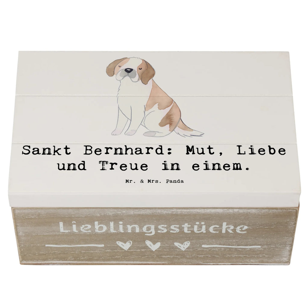 Wooden chest Sankt Bernhard: Mut, Liebe und Treue in einem. Schatzkiste, XXL, Erinnerungsbox, Schatulle, Holzkiste, Dekokiste, Kiste, Truhe, Erinnerungskiste, Aufbewahrungsbox, Geschenkdose, Geschenkbox, Hund, Hunderasse, Rassehund, Hundebesitzer, Geschenk, Tierfreund, Schenken, Welpe