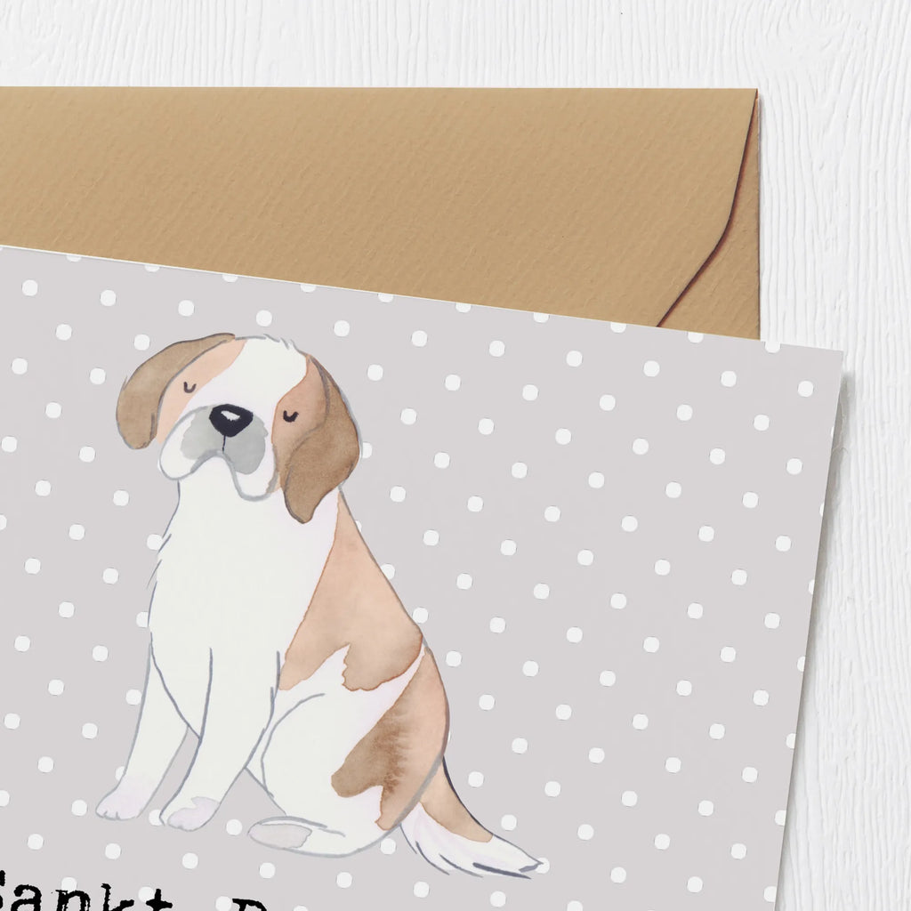 Deluxe Karte Sankt Bernhard Glückwunschkarte, Hochwertige Grußkarte, Einladungskarte, Hochwertige Klappkarte, Klappkarte, Karte, Grußkarte, Geburtstagskarte, Hochzeitskarte, Hund, Hunderasse, Rassehund, Hundebesitzer, Geschenk, Tierfreund, Schenken, Welpe