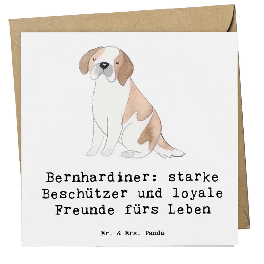 Deluxe Karte Bernhardiner Treue Geburtstagskarte, Hochzeitskarte, Karte, Hochwertige Grußkarte, Klappkarte, Einladungskarte, Hochwertige Klappkarte, Grußkarte, Glückwunschkarte, Hund, Hunderasse, Rassehund, Hundebesitzer, Geschenk, Tierfreund, Schenken, Welpe