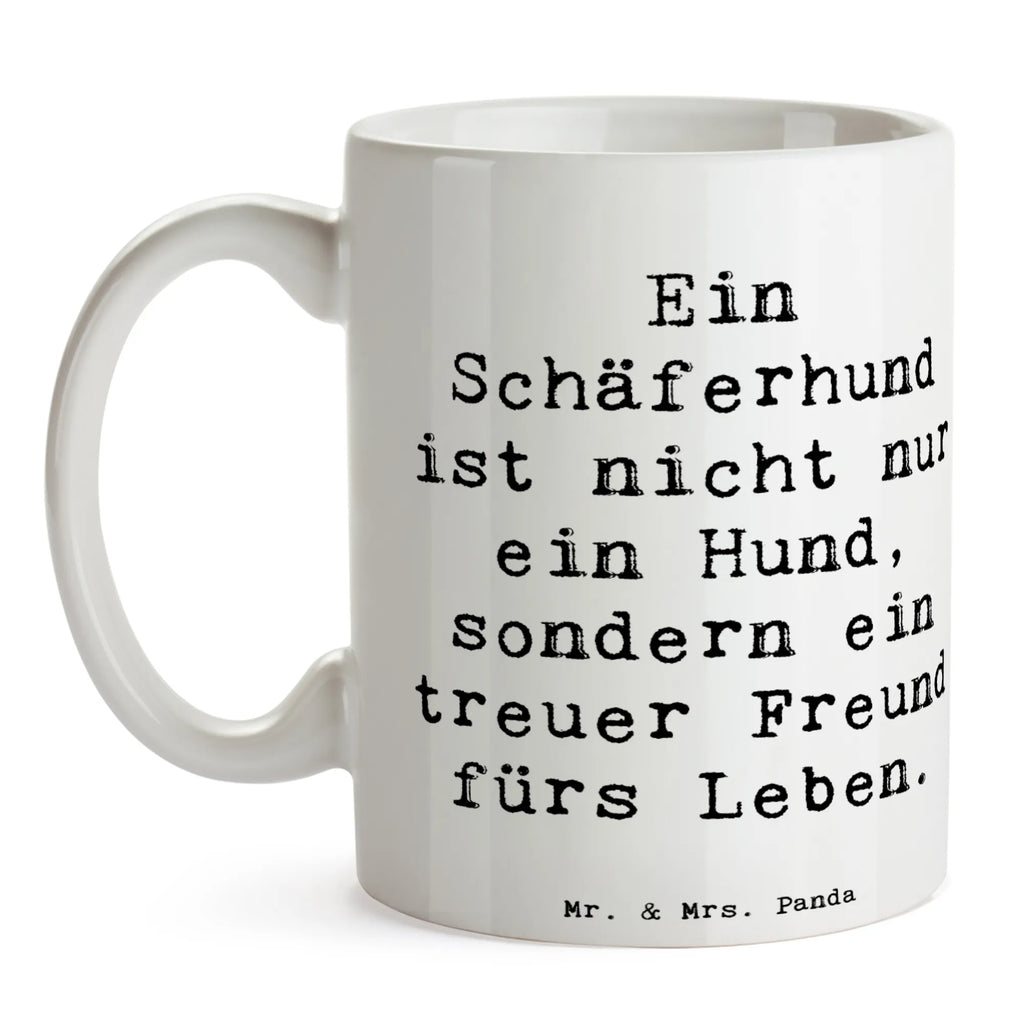 Tasse Spruch Schäferhund Freund Bürotasse, Kaffeetasse, Teetasse, Tasse mit Motiven, Tasse mit Zitaten, Tasse, Geschenktasse, Porzellantasse, Keramiktasse, Hund, Hunderasse, Rassehund, Hundebesitzer, Geschenk, Tierfreund, Schenken, Welpe