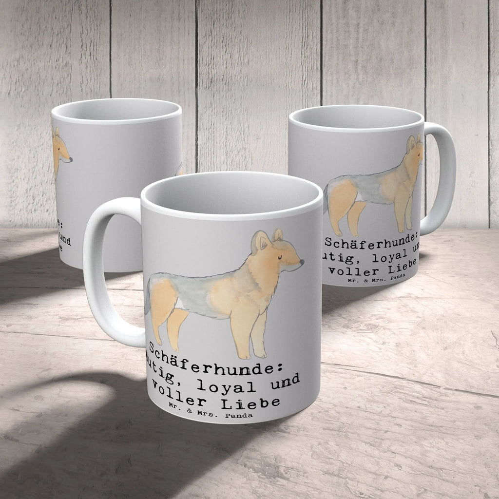 Tasse Schäferhunde Freundschaft Keramiktasse, Kaffeetasse, Tasse mit Motiven, Tasse mit Zitaten, Teetasse, Tasse, Geschenktasse, Porzellantasse, Bürotasse, Hund, Hunderasse, Rassehund, Hundebesitzer, Geschenk, Tierfreund, Schenken, Welpe