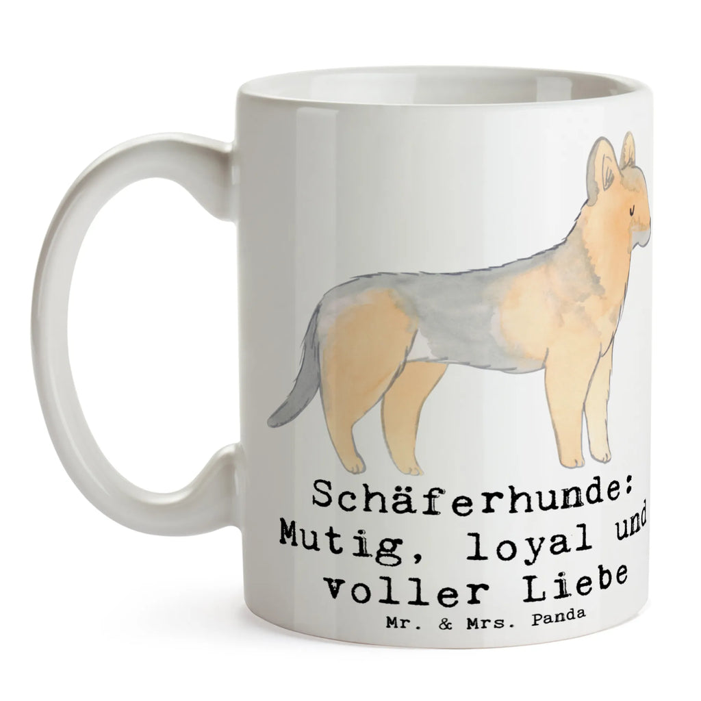 Tasse Schäferhunde Freundschaft Keramiktasse, Kaffeetasse, Tasse mit Motiven, Tasse mit Zitaten, Teetasse, Tasse, Geschenktasse, Porzellantasse, Bürotasse, Hund, Hunderasse, Rassehund, Hundebesitzer, Geschenk, Tierfreund, Schenken, Welpe