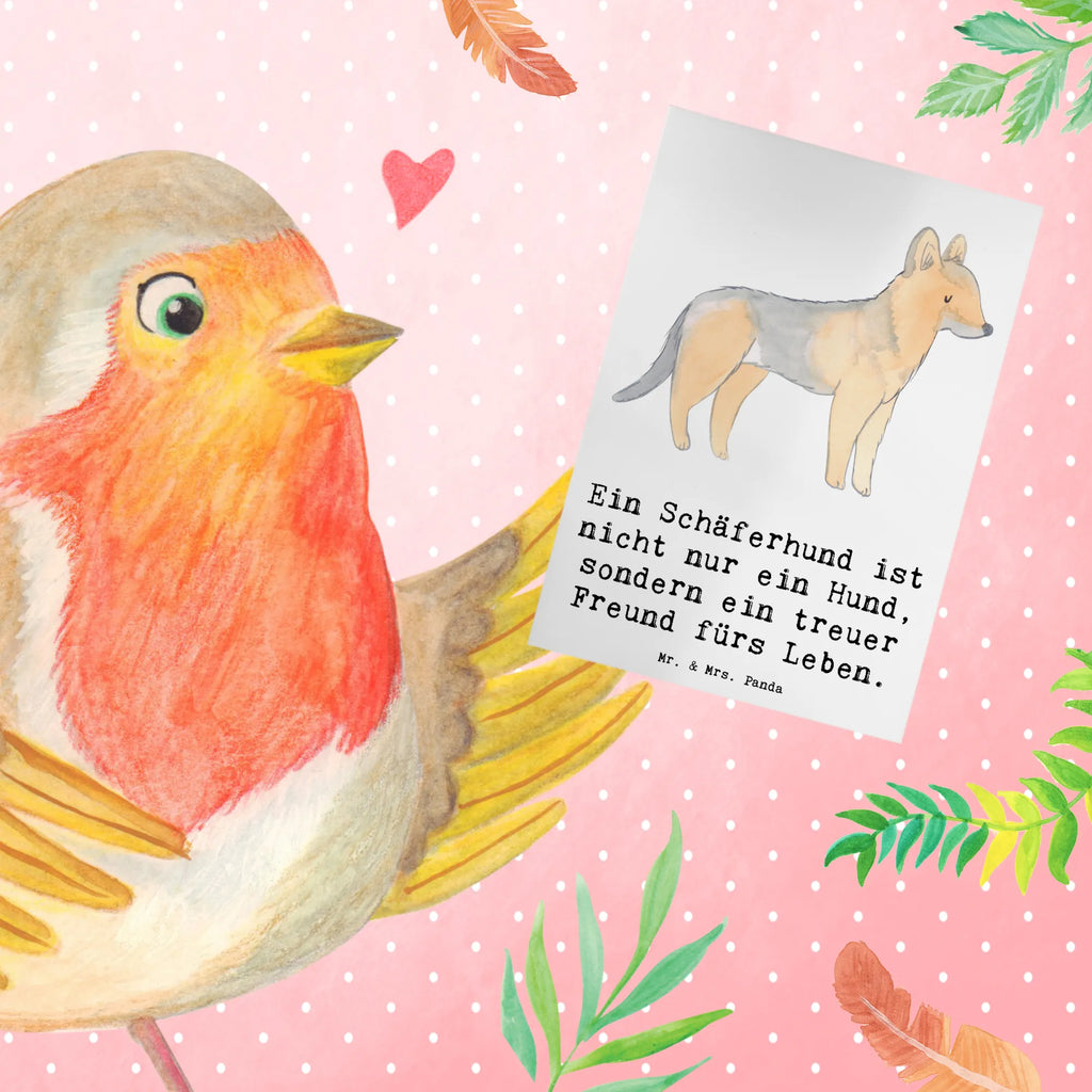 Grußkarte Schäferhund Freund Karte, Grußkarte, Geburtstagskarte, Einladungskarte, Klappkarte, Ansichtskarten, Hochzeitskarte, Glückwunschkarte, Hund, Hunderasse, Rassehund, Hundebesitzer, Geschenk, Tierfreund, Schenken, Welpe