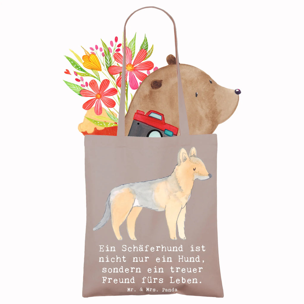 Tragetasche Schäferhund Freund Tasche, Jutebeutel, Einkaufstüte, Tragetasche, Stoffbeutel, Einkaufstasche, Badetasche, Beuteltasche, Schultertasche, Jutetasche, Stofftasche, Laptoptasche, Strandtasche, Umhängetasche, Shopper, Beutel, Hund, Hunderasse, Rassehund, Hundebesitzer, Geschenk, Tierfreund, Schenken, Welpe