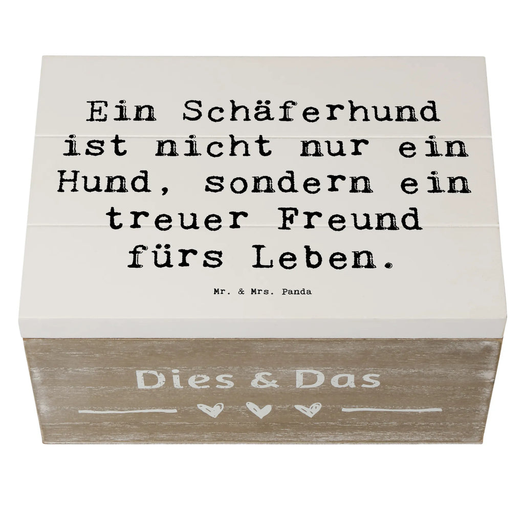 Holzkiste Spruch Schäferhund Freund XXL, Holzkiste, Geschenkdose, Erinnerungskiste, Schatzkiste, Erinnerungsbox, Truhe, Aufbewahrungsbox, Geschenkbox, Kiste, Schatulle, Dekokiste, Hund, Hunderasse, Rassehund, Hundebesitzer, Geschenk, Tierfreund, Schenken, Welpe