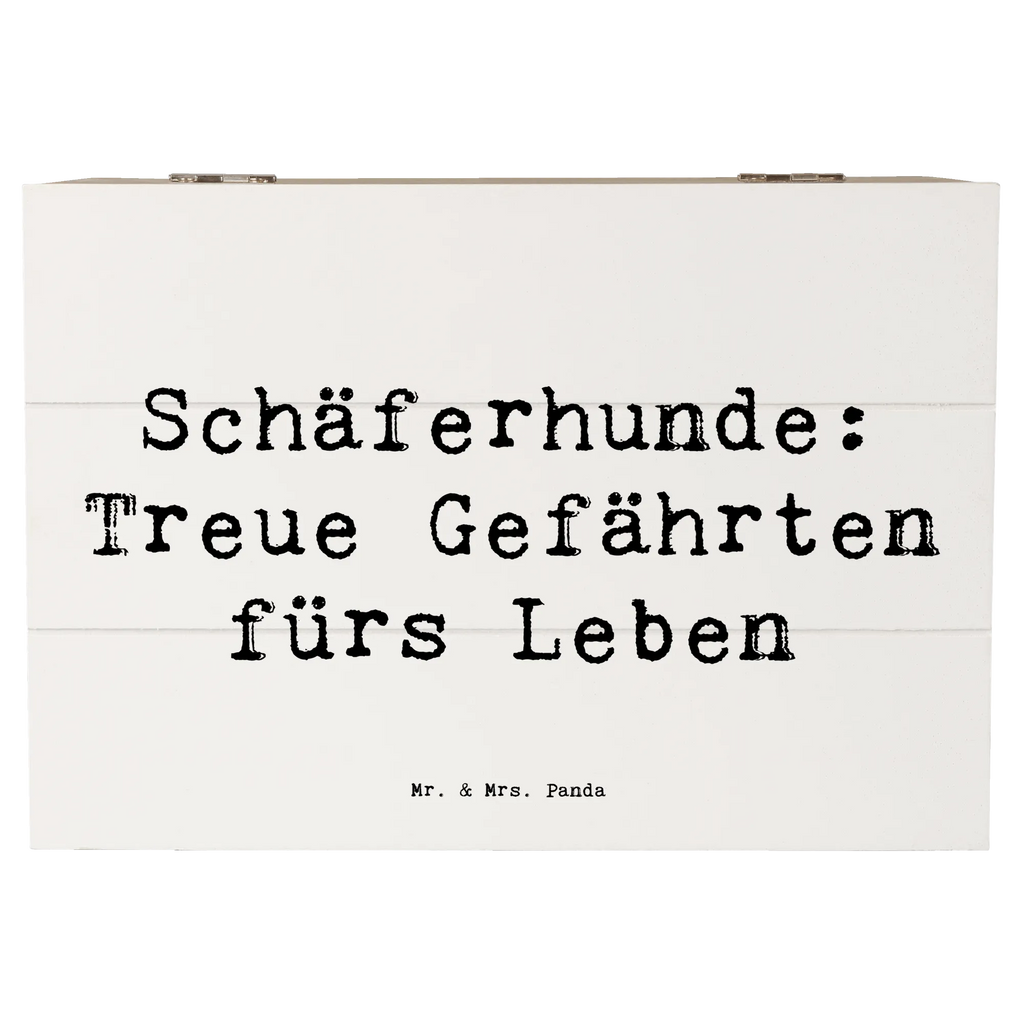 Wooden chest Saying Schäferhunde: Treue Gefährten fürs Leben XXL, Geschenkdose, Dekokiste, Erinnerungsbox, Schatulle, Geschenkbox, Aufbewahrungsbox, Erinnerungskiste, Holzkiste, Schatzkiste, Truhe, Kiste, Hund, Hunderasse, Rassehund, Hundebesitzer, Geschenk, Tierfreund, Schenken, Welpe