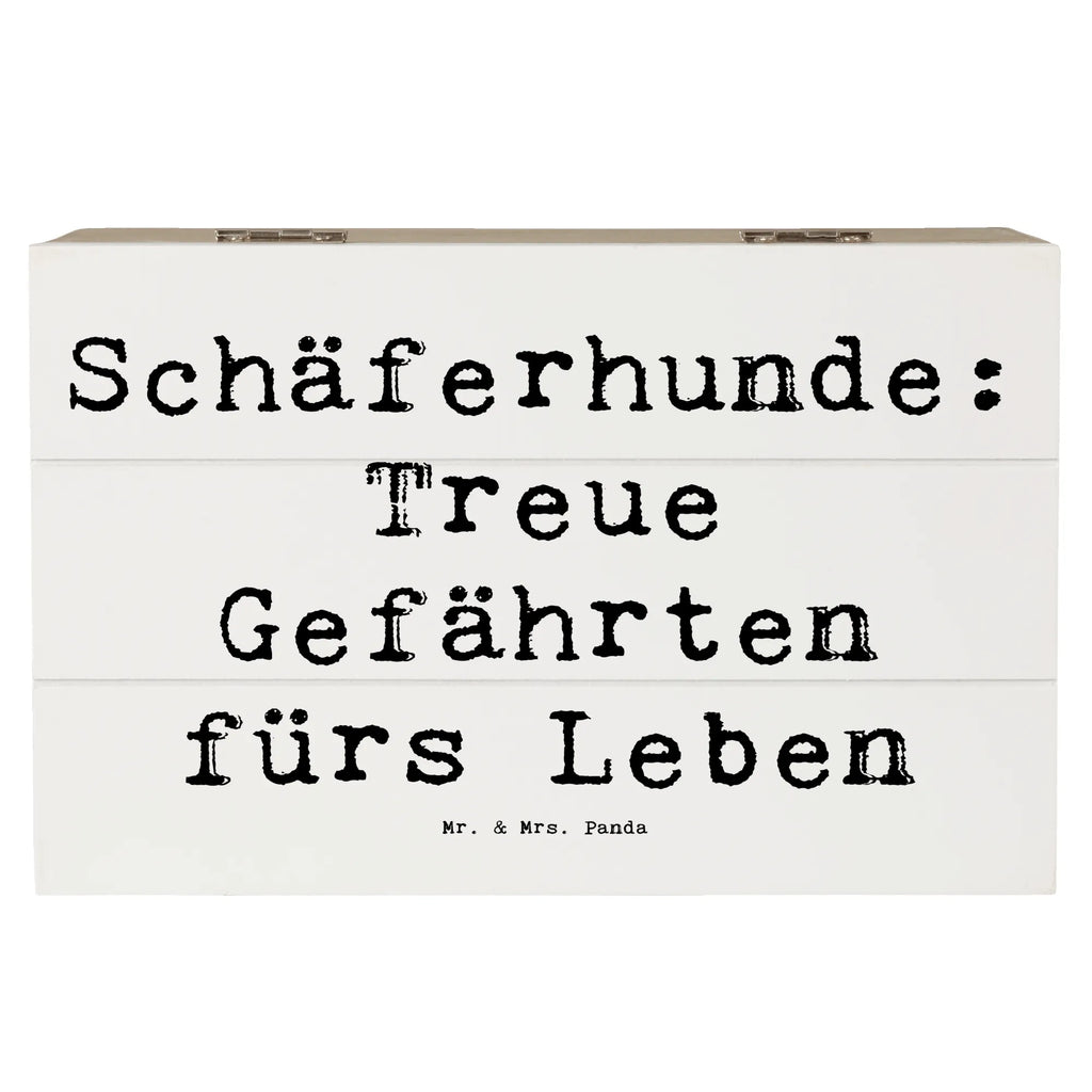 Wooden chest Saying Schäferhunde: Treue Gefährten fürs Leben XXL, Geschenkdose, Dekokiste, Erinnerungsbox, Schatulle, Geschenkbox, Aufbewahrungsbox, Erinnerungskiste, Holzkiste, Schatzkiste, Truhe, Kiste, Hund, Hunderasse, Rassehund, Hundebesitzer, Geschenk, Tierfreund, Schenken, Welpe