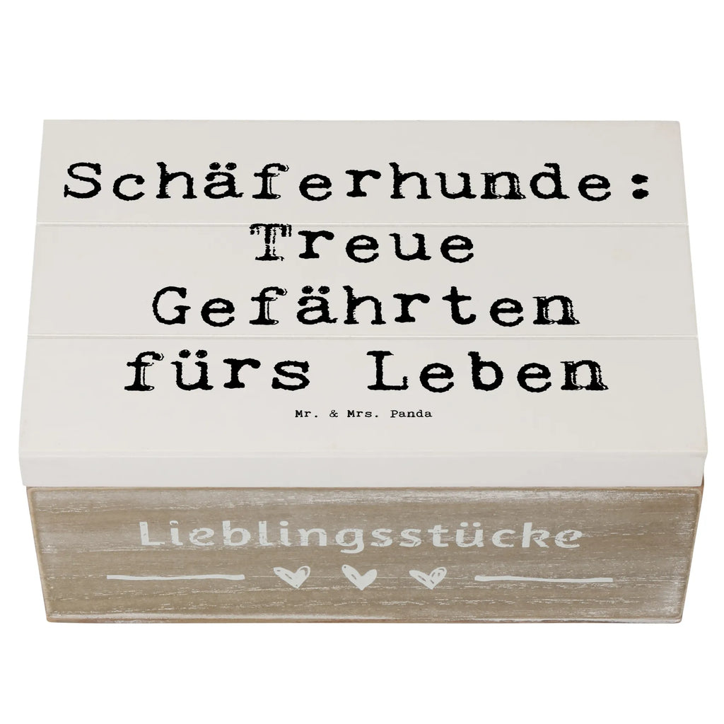 Wooden chest Saying Schäferhunde: Treue Gefährten fürs Leben XXL, Geschenkdose, Dekokiste, Erinnerungsbox, Schatulle, Geschenkbox, Aufbewahrungsbox, Erinnerungskiste, Holzkiste, Schatzkiste, Truhe, Kiste, Hund, Hunderasse, Rassehund, Hundebesitzer, Geschenk, Tierfreund, Schenken, Welpe