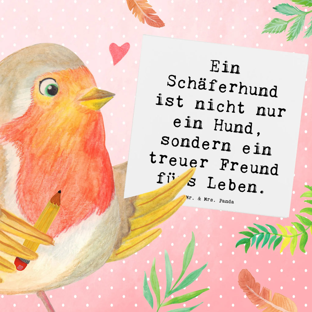 Deluxe Karte Spruch Schäferhund Freund Klappkarte, Hochzeitskarte, Hochwertige Grußkarte, Karte, Einladungskarte, Hochwertige Klappkarte, Geburtstagskarte, Grußkarte, Glückwunschkarte, Hund, Hunderasse, Rassehund, Hundebesitzer, Geschenk, Tierfreund, Schenken, Welpe