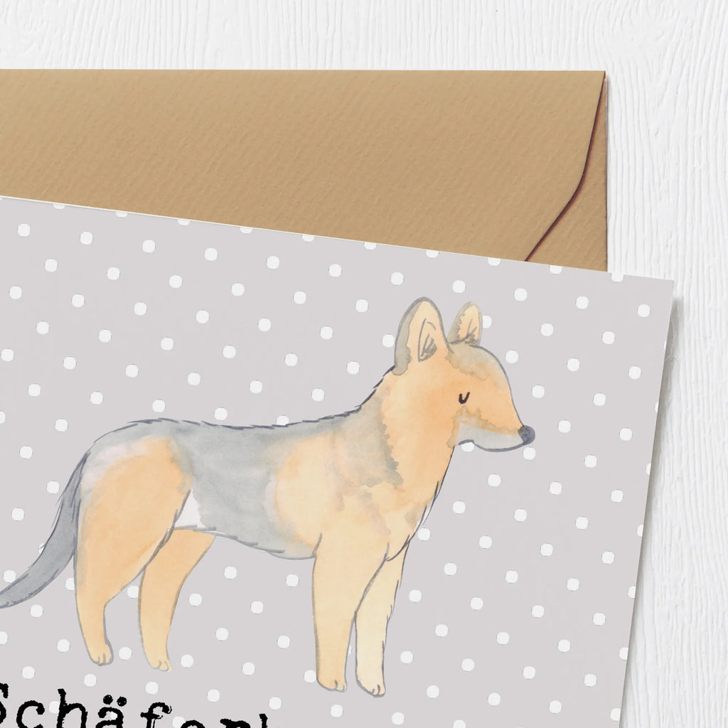 Deluxe Karte Schäferhunde Freundschaft Geburtstagskarte, Grußkarte, Hochwertige Grußkarte, Karte, Glückwunschkarte, Hochzeitskarte, Einladungskarte, Hochwertige Klappkarte, Klappkarte, Hund, Hunderasse, Rassehund, Hundebesitzer, Geschenk, Tierfreund, Schenken, Welpe