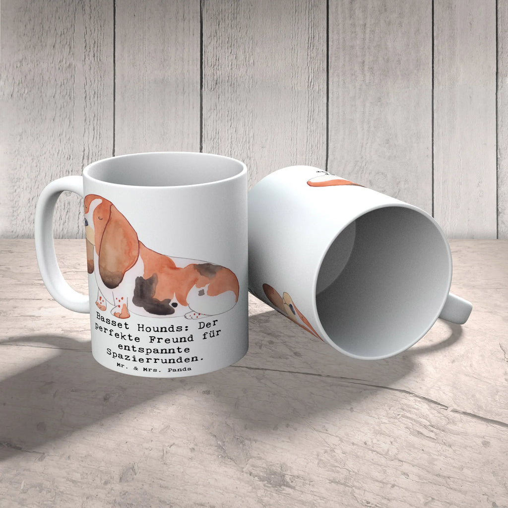 Tasse Basset Hound Freund Geschenktasse, Bürotasse, Porzellantasse, Keramiktasse, Kaffeetasse, Teetasse, Tasse mit Zitaten, Tasse mit Motiven, Tasse, Hund, Hunderasse, Rassehund, Hundebesitzer, Geschenk, Tierfreund, Schenken, Welpe