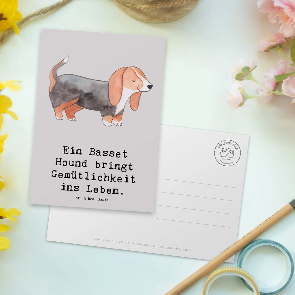 Postkarte Basset Hound Gemütlichkeit Einladungskarten Geburtstag, Karte, Grußkarte, Ansichtskarten, Einladung Geburtstag, Einladungskarte, Postkarte, Dankeskarte, Einladung, Geburtstagskarte, Ansichtskarte, Geschenkkarte, Hund, Hunderasse, Rassehund, Hundebesitzer, Geschenk, Tierfreund, Schenken, Welpe